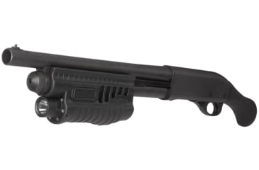 Image of Nightstick Shotgun Forend Light f/ Remington 870/Tac-14 w/ Green Laser, Black, SFL-13GL