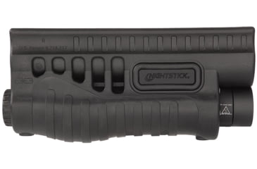 Image of Nightstick Shotgun Forend Light f/ Remington 870/Tac-14 w/ Green Laser, Black, SFL-13GL
