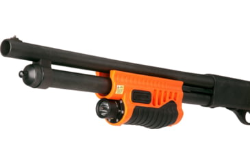 Image of Nightstick Shotgun Forend Light For Remington 870/Tac-14 w/ Green Laser, Less-Lethal Orange, SFL-14GL