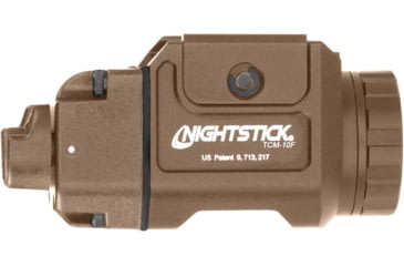 Image of Nightstick TCM-10F 650 Lumens LED Compact Weapon-Mounted Light, CR123, Flat Dark Earth, Universal, TCM-10F