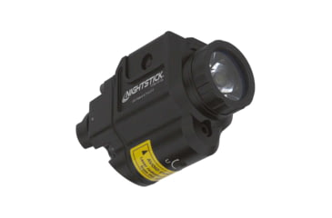Image of Nightstick TCM-10-GL 650 Lumens Compact LED Weapon-Mounted Light w/Green Laser, CR123, White Light, Ambidextrous, Black, TCM-10-GL