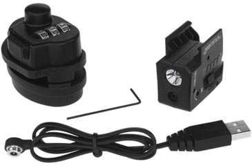 Image of Nightstick TSM13G Subcompact LED Weapon Light, Lithium-ion Rechargeable, White, 175 Lumens, Black, TSM-13G