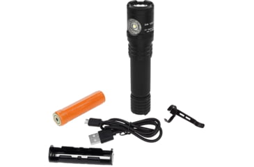 Image of Nightstick USB Rechargeable Metal Dual LED Flashlight, 900 Lumens, Black, USB-578XL