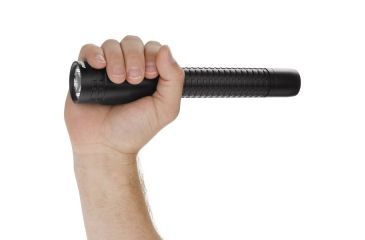 Image of Nightstick Xtreme Lumens Duty Size Dual-Light Rechargeable 650 Lumen Metal LED Flashlight, AC Charger, DC Charger, Battery, Black NSR-9944XL