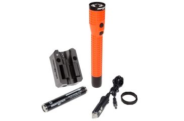 Image of Nightstick Xtreme Lumens Duty Size Dual-Light Rechargeable 650 Lumen Polymer LED Flashlight w/Tail Cap Magnet, DC Charger, Battery, Red NSR-9920XLDC