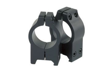 Image of Nikko Stirling 30mm Weaver Rings MEDIUM, Black, NSN N NPM30WM 	