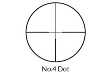 Image of Nikko Stirling Diamond 1.5-6x44mm Rifle Scope, 30mm Tube, Illuminated #4 Dot Reticle, Black, ndsi15644