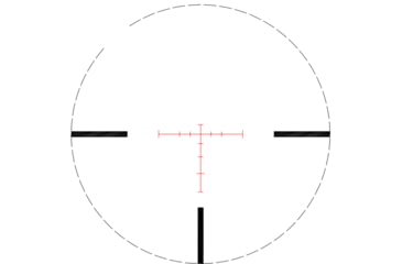 Image of Nikko Stirling Diamond Long Range 6-24x50mm 30mm Tube Rifle Scope, Skeleton HMD Reticle, Matte Black, NDSI62450LRHMD