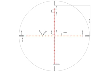 Image of Nikko Stirling Diamond Long Range Saddle Switch Illumination 10-40x56mm 30mm Tube Rifle Scope, HF Reticle, Matte Black, NDSI104056LRHF