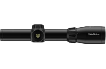 Image of Nikko Stirling Metor 1-4x24mm Rifle Scope, 30mm Tube, Glass Reticle, Black, nsmeg1424