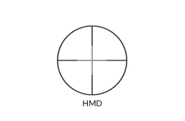 Image of Nikko Stirling Mount Master AO 4x40mm 1inch Tube Rifle Scope, HMD Reticle, Matte Black, NMM440AO