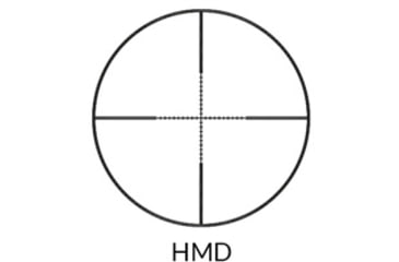 Image of Nikko Stirling Mountmaster 3-9x40 AO Rifle Scope, 1in Tube, HMD Reticle, 1/4 MOA, Black, nmm3940aon