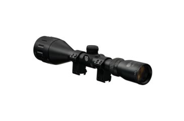 Image of Nikko Stirling Mountmaster Rifle Scope 4-12x50mm Adjustable Objective Mil-Dot Reticle Matte Black Finish With One Inch Rings
