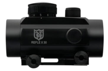 Image of Nikko Stirling NRD40IM38 1x42mm Red Dot Sight w/3/8 Scope Ring Mounts, 4 MOA Dot, Black, nrd40im38
