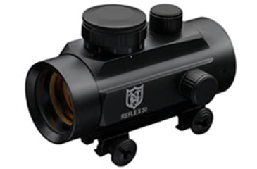 Image of Nikko Stirling Red Dot Sight w/3/8 Mounts, 1x42mm, 4 MOA Dot, Matte Black, NRD40IM38