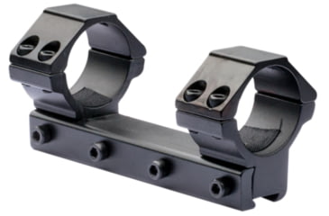 Image of Nikko Stirling One Piece Air King 3/8'' Mounts w/ Recoil Stop, 30mm, Medium, Matte Black, NMC38ONE30