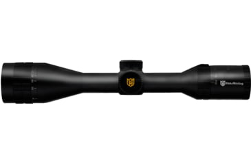 Image of Nikko Stirling Panamax 3-9x50 AO IR Rifle Scope, 1in Tube, Half Mil Dot Reticle, 1/4 MOA, Black, npgi3950ao