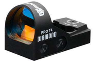 Image of Nikko Stirling PRO T4 Reflex Red Dot Sight, 1x, 4MOA Red Dot, Matte Black, NDHOLOT4