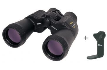 Image of Nikon 10x50 Action Porro Prism Center Focus Binoculars w/ Nikon Binocular Tripod Adapter