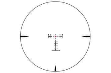 Image of Nikon BLACK FORCE100 1-6x24 Rifle Scope, 30mm, Force-MOA Reticle, Illuminated, Black, 16660