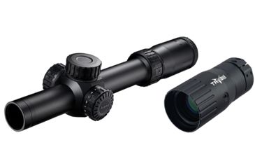 Image of Nikon BLACK FORCE100 1-6x24 Rifle Scope, 30mm, Force-MOA Reticle, Illuminated, Black, 16660 with Trybe Optics Enhancer