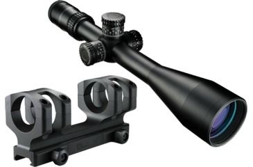 Image of Nikon BLACK FX1000 4-16x50SF Rifle Scope, 30mm, Illuminated FX-MOA FFP Reticle, Matte Black w/Free Nikon Precision MSR Mount, MOA-PMSRM