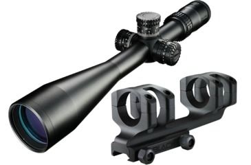 Image of Nikon BLACK FX1000 6-24x50SF Illuminated Rifle Scope, FX-MRAD FFP Reticle, Matte Black w/Free Nikon Cantilever Mount