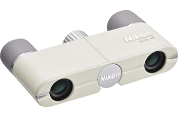 Image of Nikon CF 4x10mm Roof Prism Binoculars, Ivory White, 16841