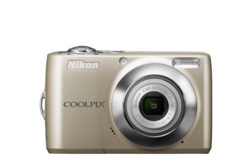 Image of Nikon Coolpix 12 MP Digital Camera L22,Champagne-Silver