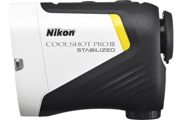 Image of Nikon Coolshot ProIII Stabilized 6x21mm Golf Rangefinder, White, 16788