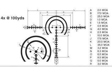 Image of Nikon FORCE1000 1-4x24 Rifle Scope Illuminated SPEEDFORCE Reticle