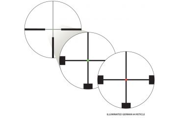 Image of German #4 Illuminated Reticle - Nikon Monarch African Rifle Scope 8447
