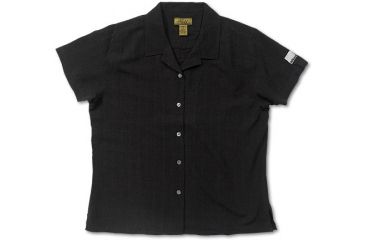 Image of Nikon Pro Gear Ladies Silk Camp Shirt-Black F09008-02