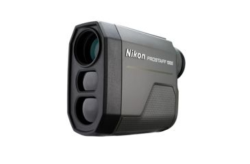 Image of Nikon Prostaff 1000 Laser Rangefinder, 6x20mm, 6-1000 yards, 1 x CR2 Lithium Battery, Black, 16664