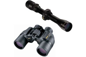 Image of Nikon ProStaff 2-7x32 Shotgun Hunter Rifle Scope 6308 and Nikon 10x40 Action Binocular 7266 KIT
