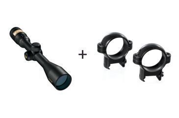 Image of Nikon ProStaff Rimfire 3-9x40mm Rifle Scope w/ Burris Signature Zee Medium 1in Rifle Scope Rings