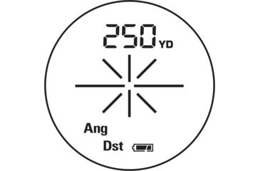 Image of Nikon RifleHunter 550 Laser Range Finders Reticle
