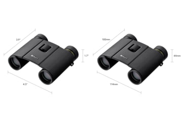 Image of Nikon Trailblazer 10x25mm Porro Prism Binoculars, Black, Compact, 16853