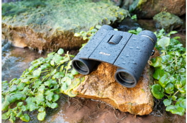 Image of Nikon Trailblazer 10x25mm Porro Prism Binoculars, Black, Compact, 16853