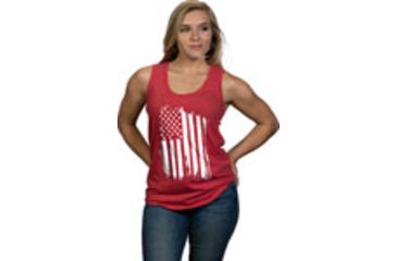 Image of Nine Line Apparel America Women's Tank Red Small