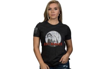 Image of Nine Line Apparel Grit &amp; Grace Women's T-shirt Hthr Grey Med