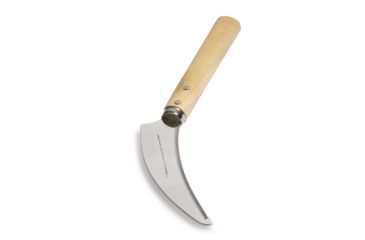 Image of Nisaku MINI CUT KAMA Stainless Steel Saw Tooth Sickle, 8-Inch Blade, Silver, Small NJP1040