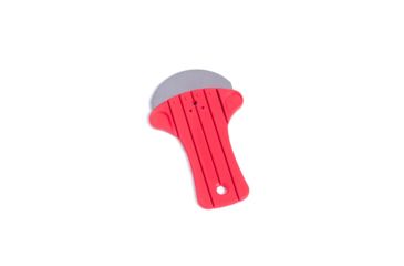 Image of Nisaku Stainless Steel Fluorine Coated Flexible Scraper Pro Knife, 3.25-Inch Blade, Red, Silver, Small NJP2151