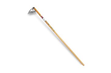 Image of Nisaku Stainless Steel Semi-Long Half Moon Hoe, 6-Inch Blade, Silver, Small NJP1014