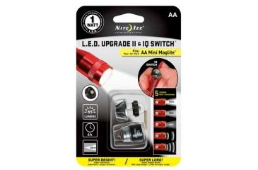 Image of NiTe Ize 1 Watt LED Flashlight Upgrade 2 and I.Q. Switch NIQ2-07-1WC