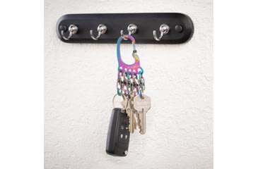 Image of Nite Ize BigFoot Locker KeyRack Stainless Steel, Spectrum, KLKBF-07-R3