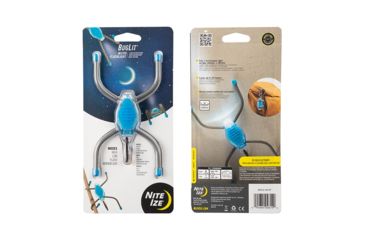 Image of Nite Ize BugLit Micro Flashlight, Bright Blue/ Charcoal, BGT02-38-R7