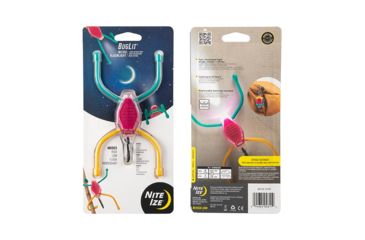 Image of Nite Ize BugLit Micro Flashlight, Red/Teal/Yellow, BGT02-10-R7