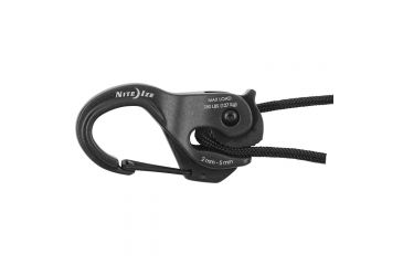Image of Nite Ize CamJam Aluminum XT Aluminum Cord Tightener,Black NCJSA-01-R3