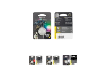 Image of Nite Ize Carabiner Light, Disc-O, Red, White, White/Black